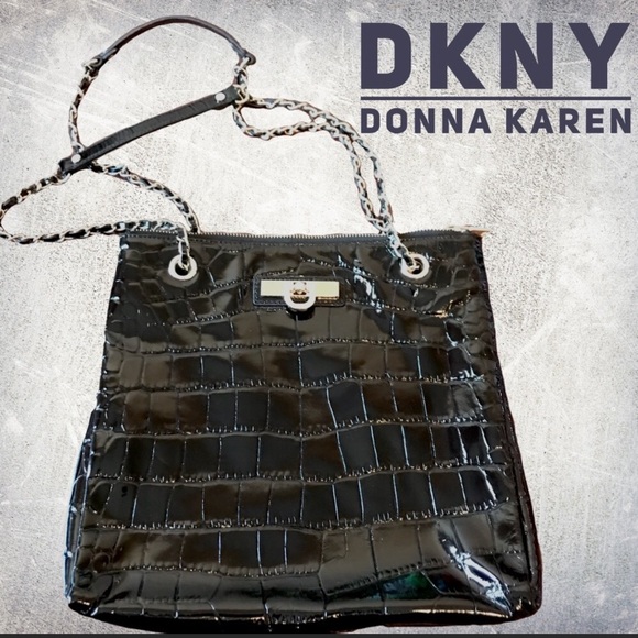 dkny croc bag